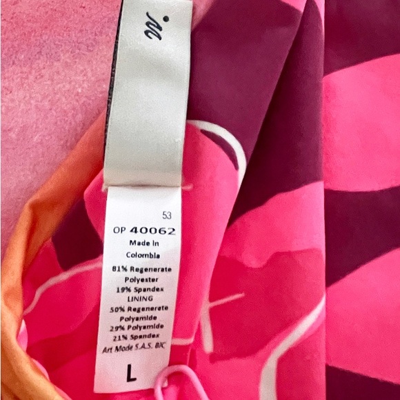 Maaji Reversible Bikini Bottom Sunrise Dye Sublimity Classic Womens L Floral - Picture 11 of 11